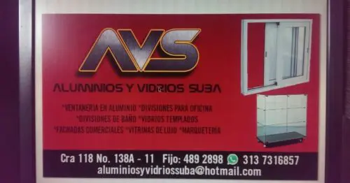 ALUMINIOS Y VIDRIOS SUBA ALUMINIOS Y VIDRIOS SUBA